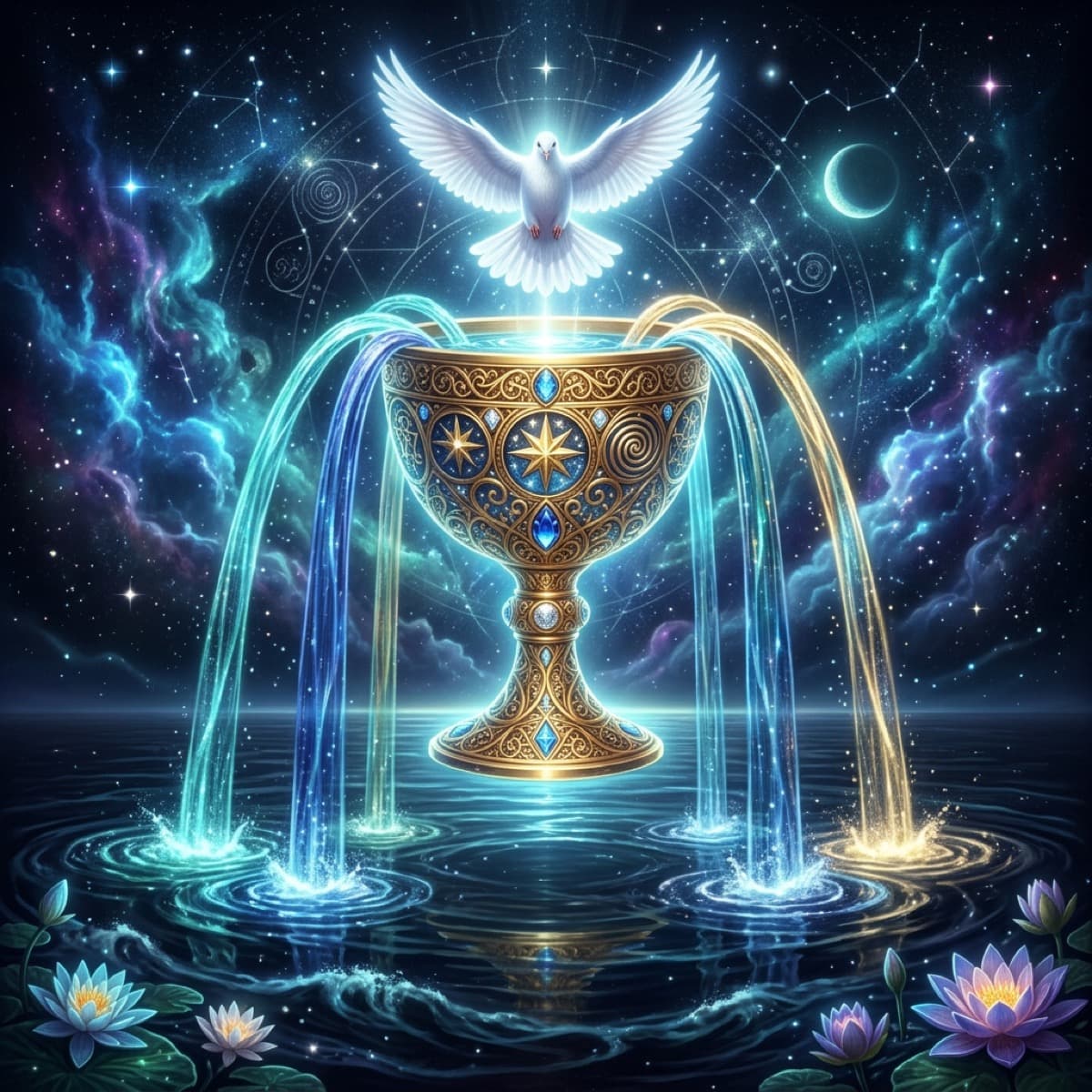 Ace of Cups Tarot Meaning: New Love, Intuition & Overflowing Joy