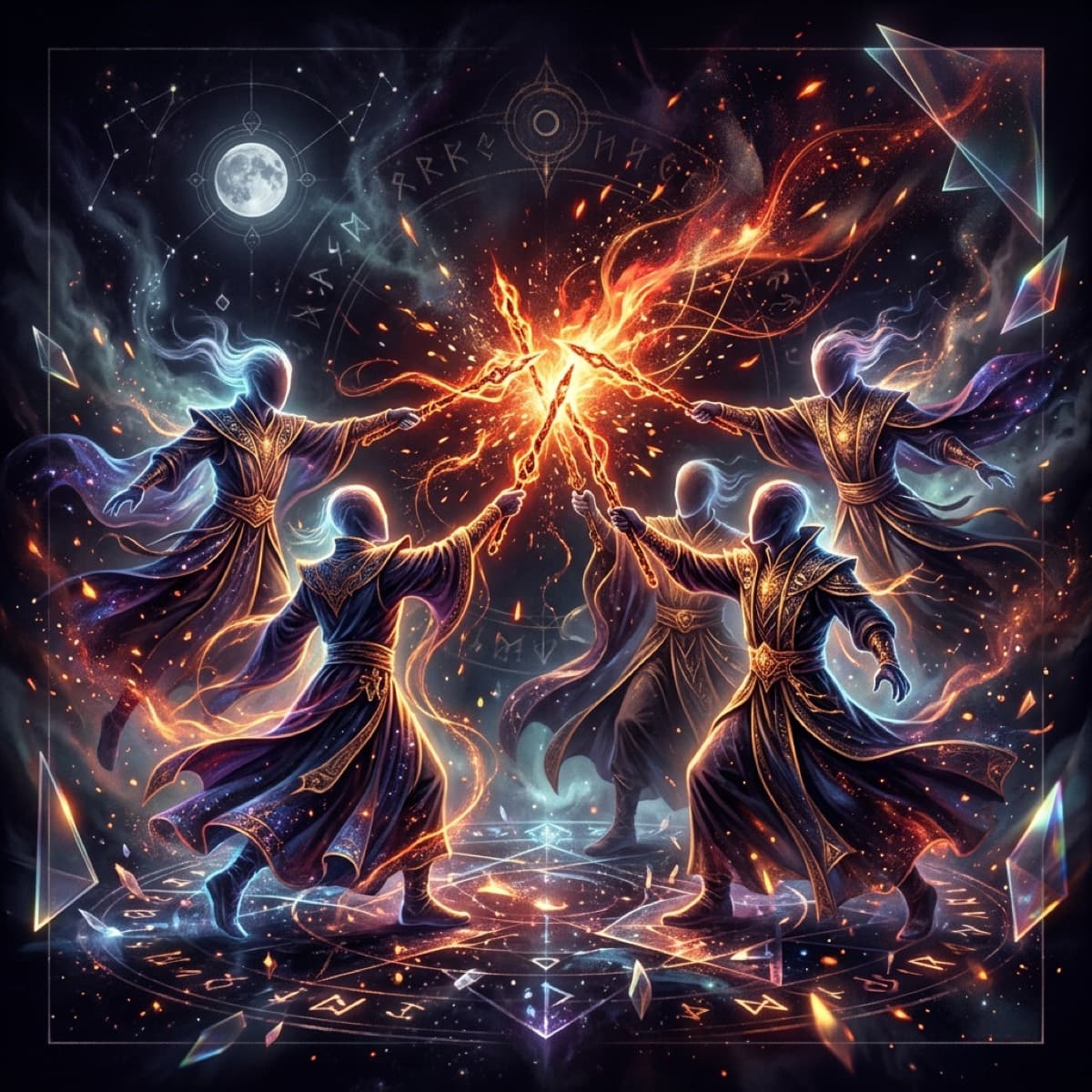 Five of Wands Tarot Meaning: Conflict, Competition & Growth