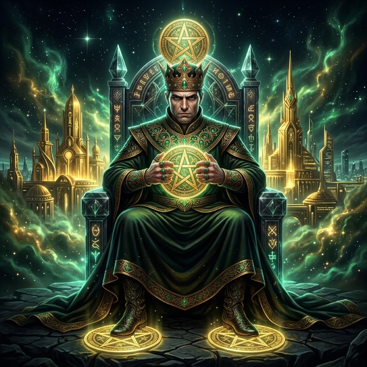 Four of Pentacles Tarot Card: Control vs. Abundance Meaning