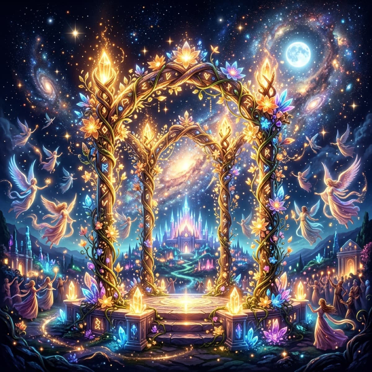 Four of Wands Tarot Meaning: Celebration, Stability & Home