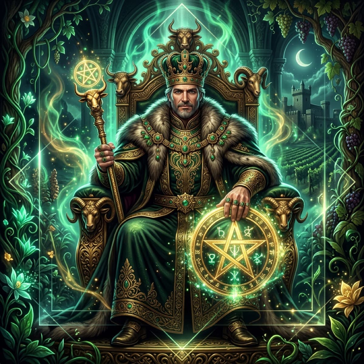 King of Pentacles Tarot Guide: Upright & Reversed Meanings