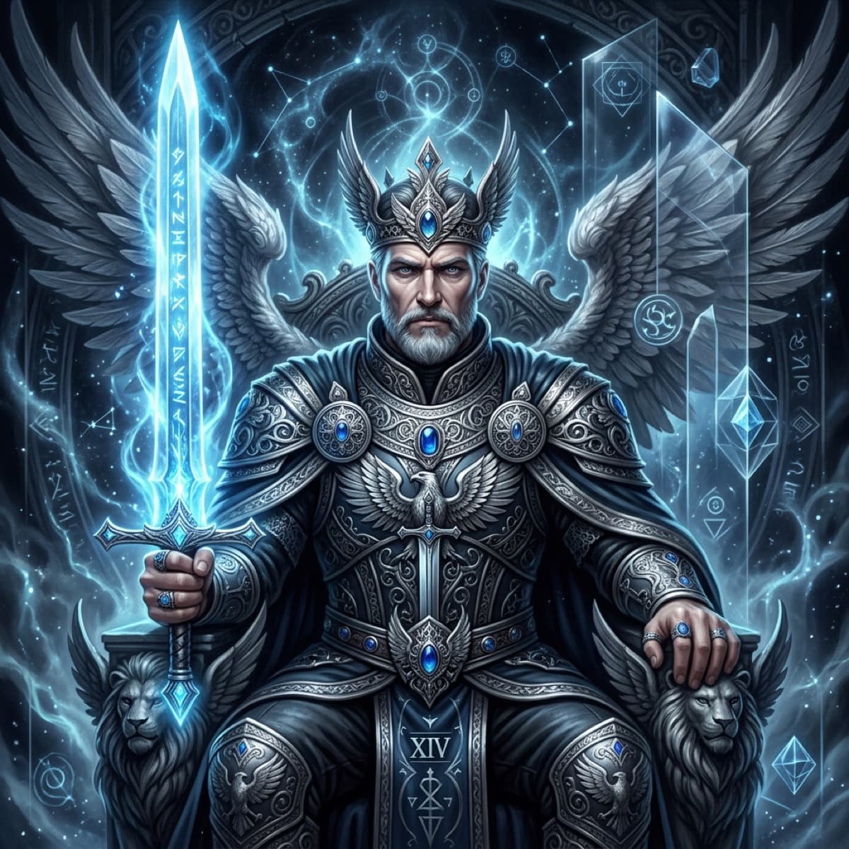 King of Swords Tarot Card: Upright & Reversed Meanings