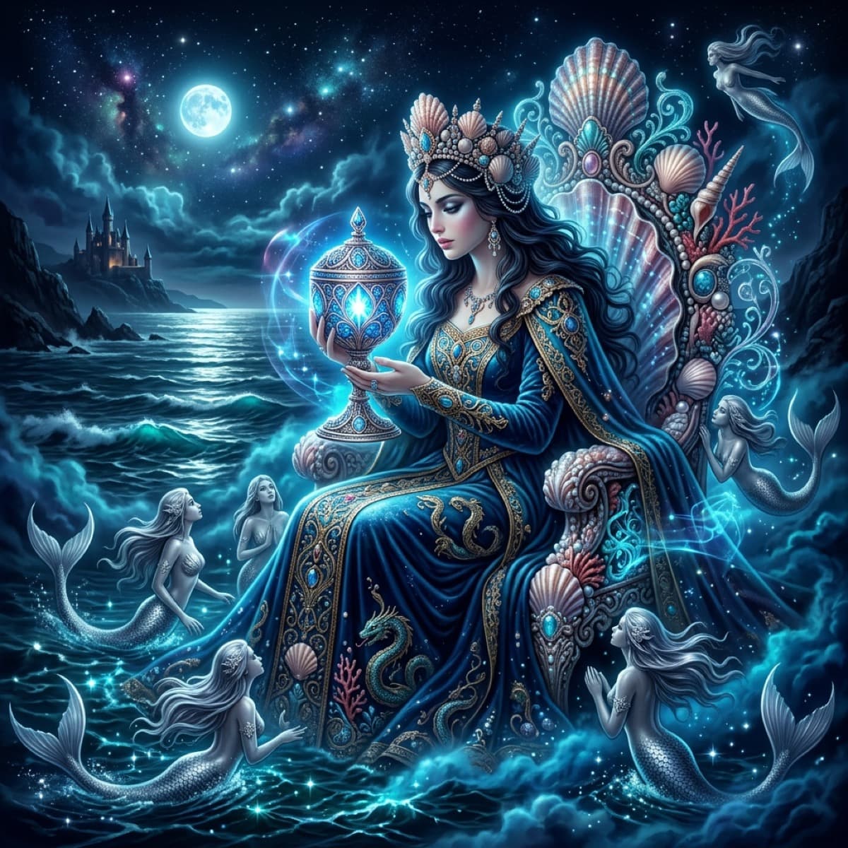 Queen of Cups Tarot Card Meaning: Symbolism & Guidance