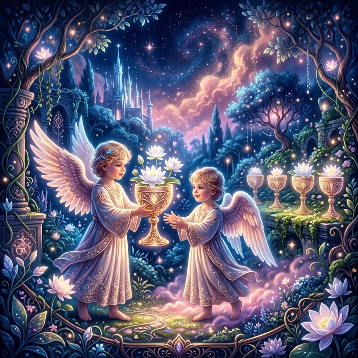 Six of Cups Tarot Card Meaning: Nostalgia, Innocence & Reconnection